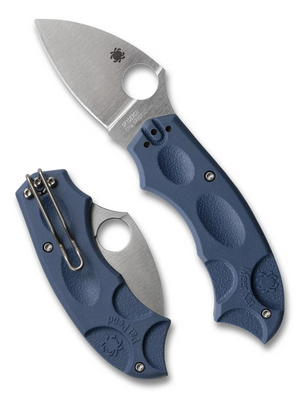 Spyderco Knives™ Meerkat Phantom Lock C64PCBL Cobalt Blue FRN CPM SPY27 Stainless Steel Pocket Knife