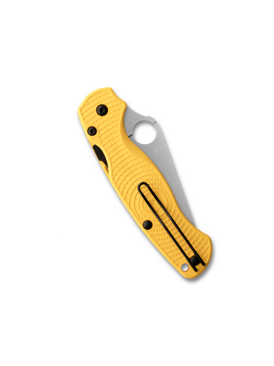 Spyderco Knives™ Para Military 2 Compression Lock C81PYL2 Yellow FRN CPM MagnaCut Stainless Steel Pocket Knife