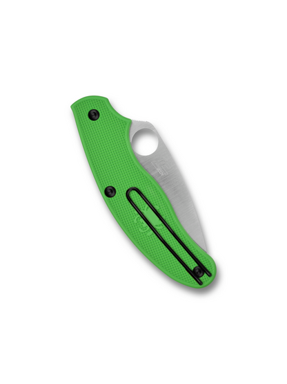 Spyderco Knives™ UK Penknife C94SGR Leaf Green FRN LC200N Stainless Steel Pocket Knife