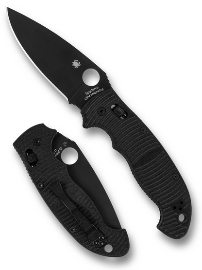 Spyderco Knives™ Manix 2 XL Ball Bearing Lock C95GMCBKP2 Black G-10 CPM MagnaCut Stainless Steel Pocket Knife
