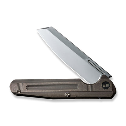 WE Knife Co., Ltd™ Reiver Frame Lock WE16020-3 Bronze 6AL4V Titanium CPM S35VN Stainless Steel Pocket Knife