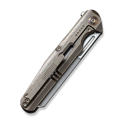 WE Knife Co., Ltd™ Reiver Frame Lock WE16020-3 Bronze 6AL4V Titanium CPM S35VN Stainless Steel Pocket Knife