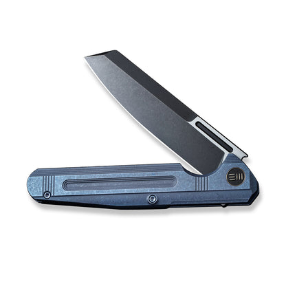 WE Knife Co., Ltd™ Reiver Frame Lock WE16020-4 Blue 6AL4V Titanium CPM S35VN Stainless Steel Pocket Knife