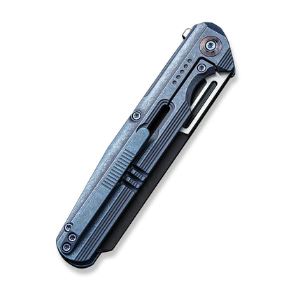 WE Knife Co., Ltd™ Reiver Frame Lock WE16020-4 Blue 6AL4V Titanium CPM S35VN Stainless Steel Pocket Knife