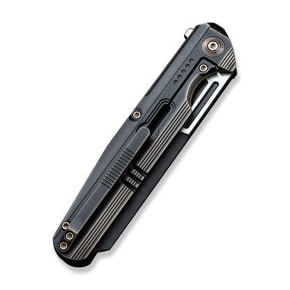 WE Knife Co., Ltd™ Reiver Frame Lock WE16020-5 Blackened Bronze 6AL4V Titanium CPM S35VN Stainless Steel Pocket Knife