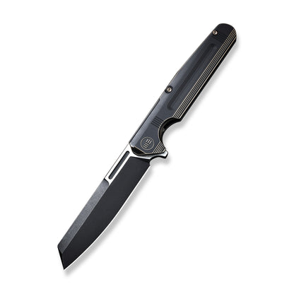 WE Knife Co., Ltd™ Reiver Frame Lock WE16020-5 Blackened Bronze 6AL4V Titanium CPM S35VN Stainless Steel Pocket Knife