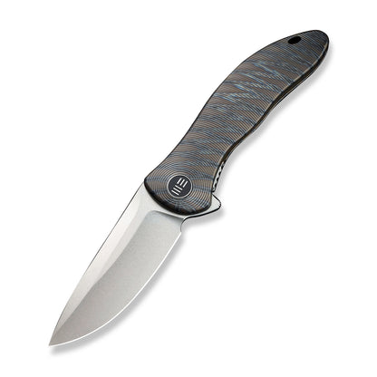 WE Knife Co., Ltd™ Synergy2v2 Frame Lock WE18046D-2 Tiger Stripe 6AL4V Titanium CPM 20CV Stainless Steel Pocket Knife