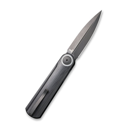 WE Knife Co., Ltd™ Eidolon Liner Lock WE19074B-B Black G10 CPM 20CV Stainless Steel Pocket Knife