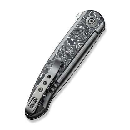WE Knife Co., Ltd™ Smooth Sentinel Frame Lock WE20043-5 Aluminum Carbon Fiber and 6AL4V Titanium CPM 20CV Stainless Steel Pocket Knife