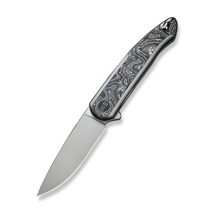 WE Knife Co., Ltd™ Smooth Sentinel Frame Lock WE20043-5 Aluminum Carbon Fiber and 6AL4V Titanium CPM 20CV Stainless Steel Pocket Knife