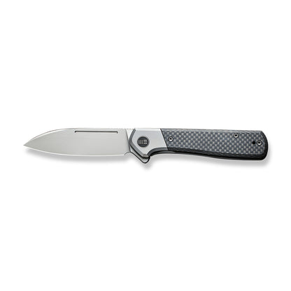 WE Knife Co., Ltd™ Soothsayer Frame Lock WE20050-1 Carbon Fiber and Gray 6al4v Titanium 20CV Stainless Steel Pocket Knife