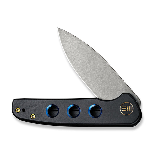 WE Knife Co., Ltd™ Shakan Frame Lock WE20052B-1 Blue 6AL4V Titanium CPM 20CV Stainless Steel Pocket Knife