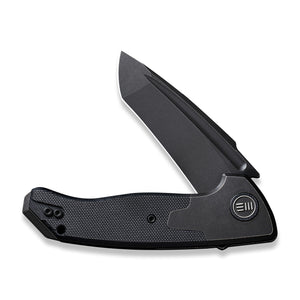 WE Knife Co., Ltd™ Press Check Frame Lock WE20078A-1 Black G10 and Black 6AL4V Titanium CPM 20CV Stainless Steel Pocket Knife