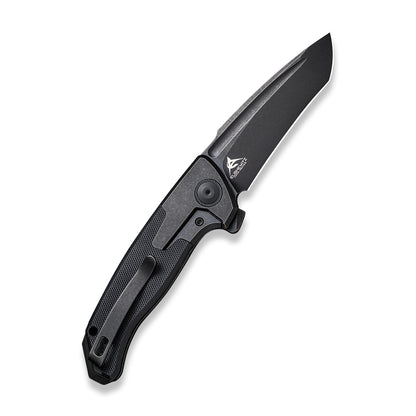 WE Knife Co., Ltd™ Press Check Frame Lock WE20078A-1 Black G10 and Black 6AL4V Titanium CPM 20CV Stainless Steel Pocket Knife