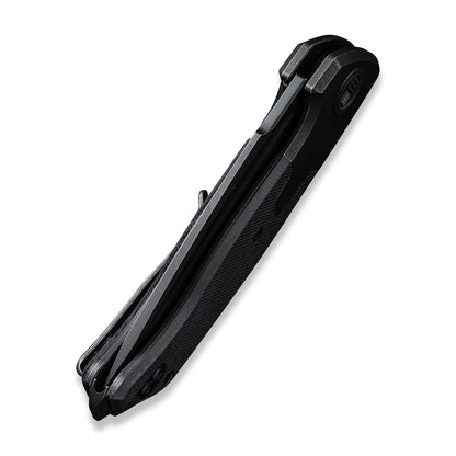 WE Knife Co., Ltd™ Press Check Frame Lock WE20078A-1 Black G10 and Black 6AL4V Titanium CPM 20CV Stainless Steel Pocket Knife