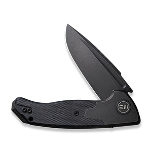 WE Knife Co., Ltd™ Press Check Frame Lock WE20078B-1 Black G10 and Black 6AL4V Titanium CPM 20CV Stainless Steel Pocket Knife