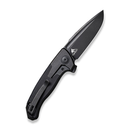 WE Knife Co., Ltd™ Press Check Frame Lock WE20078B-1 Black G10 and Black 6AL4V Titanium CPM 20CV Stainless Steel Pocket Knife
