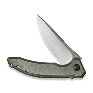 WE Knife Co., Ltd™ Quixotic Frame Lock WE21016-4 Green 6AL4V Titanium CPM 20CV Stainless Steel Pocket Knife