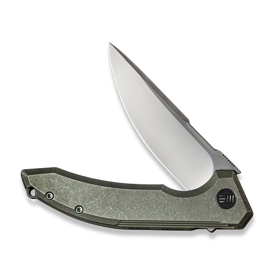 WE Knife Co., Ltd™ Quixotic Frame Lock WE21016-4 Green 6AL4V Titanium CPM 20CV Stainless Steel Pocket Knife