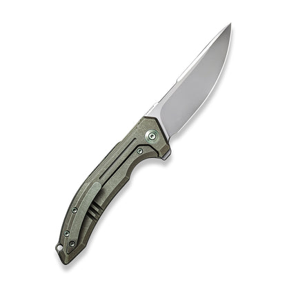WE Knife Co., Ltd™ Quixotic Frame Lock WE21016-4 Green 6AL4V Titanium CPM 20CV Stainless Steel Pocket Knife