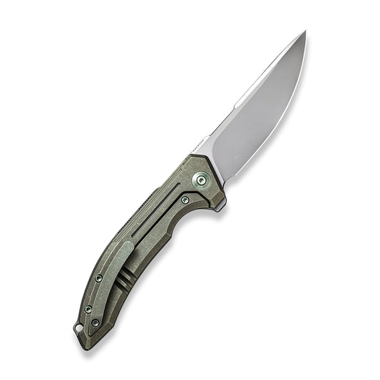 WE Knife Co., Ltd™ Quixotic Frame Lock WE21016-4 Green 6AL4V Titanium CPM 20CV Stainless Steel Pocket Knife