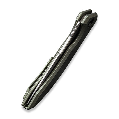 WE Knife Co., Ltd™ Quixotic Frame Lock WE21016-4 Green 6AL4V Titanium CPM 20CV Stainless Steel Pocket Knife