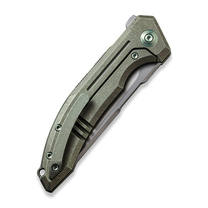 WE Knife Co., Ltd™ Quixotic Frame Lock WE21016-4 Green 6AL4V Titanium CPM 20CV Stainless Steel Pocket Knife
