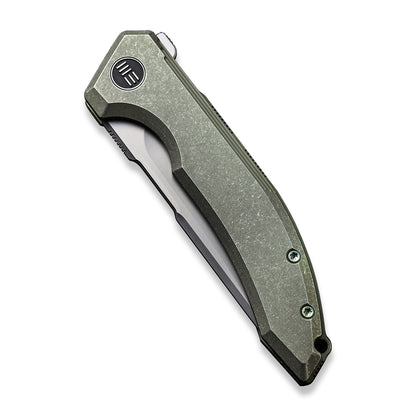 WE Knife Co., Ltd™ Quixotic Frame Lock WE21016-4 Green 6AL4V Titanium CPM 20CV Stainless Steel Pocket Knife
