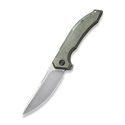 WE Knife Co., Ltd™ Quixotic Frame Lock WE21016-4 Green 6AL4V Titanium CPM 20CV Stainless Steel Pocket Knife