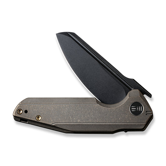WE Knife Co., Ltd™ Starhawk Frame Lock WE21017-2 Bronze 6AL4V Titanium CPM 20CV Stainless Steel Pocket Knife