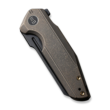 WE Knife Co., Ltd™ Starhawk Frame Lock WE21017-2 Bronze 6AL4V Titanium CPM 20CV Stainless Steel Pocket Knife