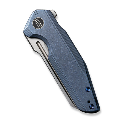 WE Knife Co., Ltd™ Starhawk Frame Lock WE21017-4 Blue 6AL4V Titanium CPM 20CV Stainless Steel Pocket Knife