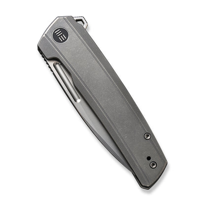 WE Knife Co., Ltd™ Speedster Frame Lock WE21021B-1 Gray 6AL4V Titanium CPM 20CV Stainless Steel Pocket Knife