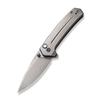 WE Knife Co., Ltd™ Culex Button Lock WE21026B-1 Gray 6AL4V Titanium CPM 20CV Stainless Steel Pocket Knife