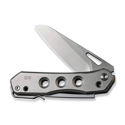 WE Knife Co., Ltd™ Vision R Lever Lock WE21031-1 Gray 6AL4V Titanium CPM 20CV Stainless Steel Pocket Knife