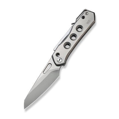 WE Knife Co., Ltd™ Vision R Lever Lock WE21031-1 Gray 6AL4V Titanium CPM 20CV Stainless Steel Pocket Knife