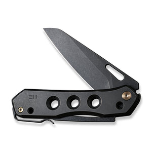 WE Knife Co., Ltd™ Vision R Lever Lock WE21031-2 Black 6AL4V Titanium CPM 20CV Stainless Steel Pocket Knife