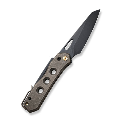 WE Knife Co., Ltd™ Vision R Lever Lock WE21031-4 Bronze 6AL4V Titanium CPM 20CV Stainless Steel Pocket Knife