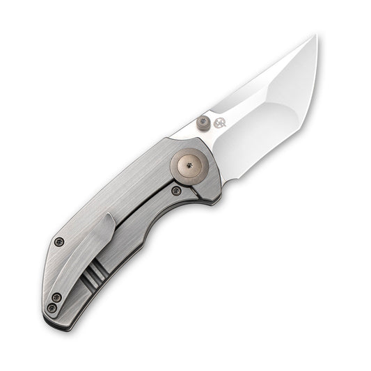 WE Knife Co., Ltd™ Thug Frame Lock WE2103A Gray 6AL4V Titanium CPM 20CV Stainless Steel Pocket Knife