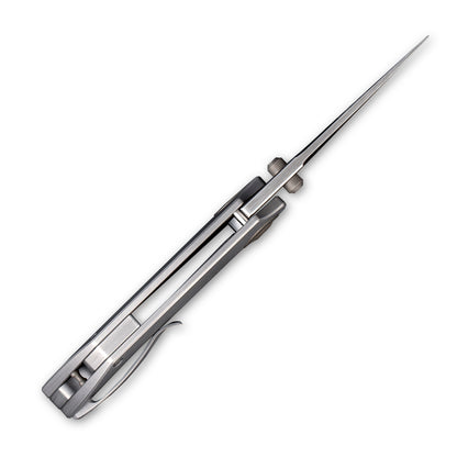 WE Knife Co., Ltd™ Thug Frame Lock WE2103A Gray 6AL4V Titanium CPM 20CV Stainless Steel Pocket Knife