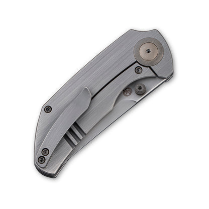 WE Knife Co., Ltd™ Thug Frame Lock WE2103B Gray 6AL4V Titanium CPM 20CV Stainless Steel Pocket Knife
