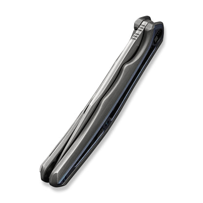 WE Knife Co., Ltd™ Zonda Frame Lock WE22016-4 Gray Titanium and Carbon Fiber CPM-20CV Stainless Steel Pocket Knife
