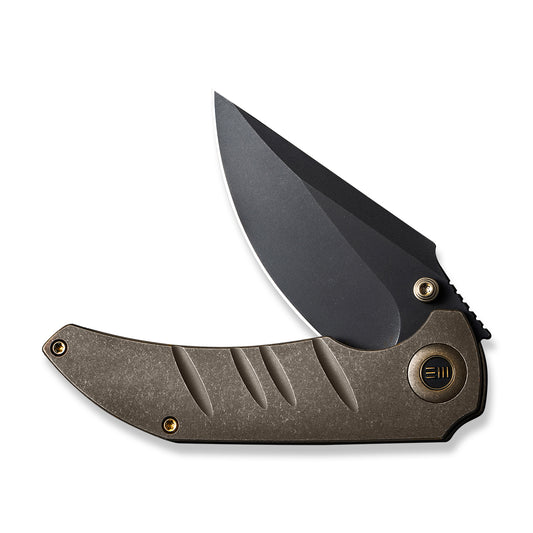 WE Knife Co., Ltd™ Riff-Raff Frame Lock 22020B-1 Bronze 6AL4V Titanium CPM 20CV Stainless Steel Pocket Knife