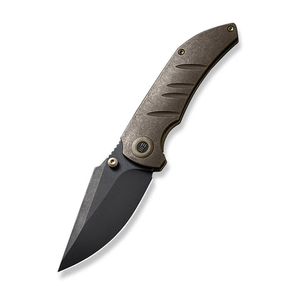 WE Knife Co., Ltd™ Riff-Raff Frame Lock 22020B-1 Bronze 6AL4V Titanium CPM 20CV Stainless Steel Pocket Knife