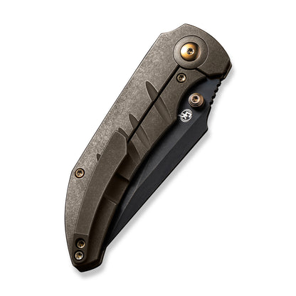 WE Knife Co., Ltd™ Riff-Raff Frame Lock 22020B-1 Bronze 6AL4V Titanium CPM 20CV Stainless Steel Pocket Knife