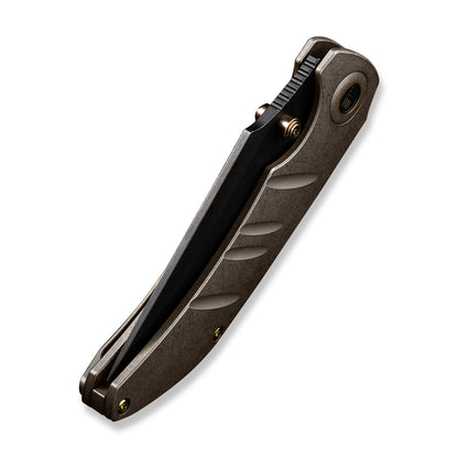 WE Knife Co., Ltd™ Riff-Raff Frame Lock 22020B-1 Bronze 6AL4V Titanium CPM 20CV Stainless Steel Pocket Knife