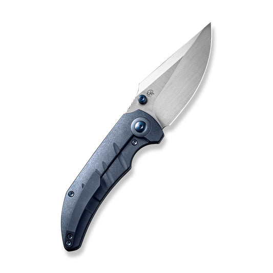 WE Knife Co., Ltd™ Riff-Raff Frame Lock 22020B-2 Blue 6AL4V Titanium CPM-20CV Stainless Steel Pocket Knife