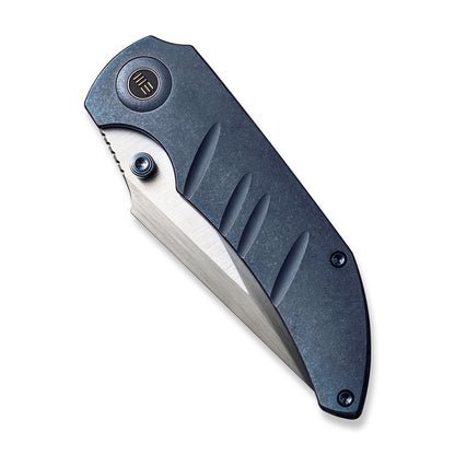 WE Knife Co., Ltd™ Riff-Raff Frame Lock 22020B-2 Blue 6AL4V Titanium CPM-20CV Stainless Steel Pocket Knife