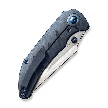 WE Knife Co., Ltd™ Riff-Raff Frame Lock 22020B-2 Blue 6AL4V Titanium CPM-20CV Stainless Steel Pocket Knife