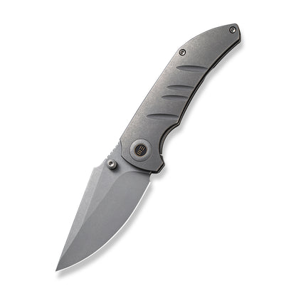 WE Knife Co., Ltd™ Riff-Raff Frame Lock 22020B-3 Gray 6AL4V Titanium CPM-20CV Stainless Steel Pocket Knife